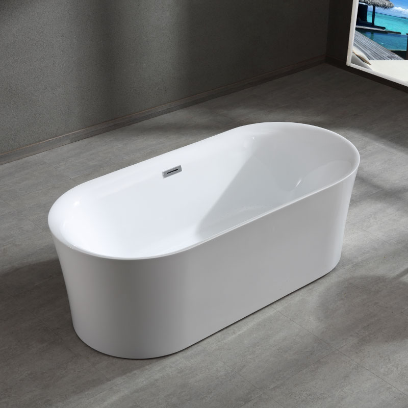 Bồn tắm đặt sàn loại nhỏ Mowoen MW8228-120 (1200x750x790mm) - Image 6