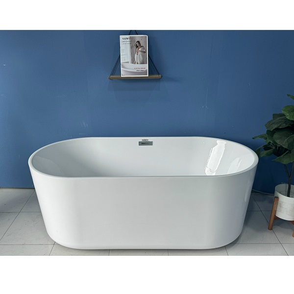 Bồn tắm đặt sàn SAWO SW4715 (Acrylic-1510x760x600mm) - Image 4