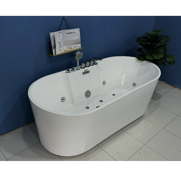Bồn tắm đặt sàn SAWO SW4715 (Acrylic-1510x760x600mm) - Image 5