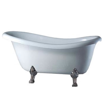 Bồn tắm độc lập có chân Nofer NR-23P (Ngọc trai-1700 x 800 x 700)