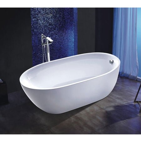 Bồn tắm độc lập đặt sàn màu đen Miken 943GB (1200x650x580mm - Đặt hàng 15-20 ngày) - Image 3