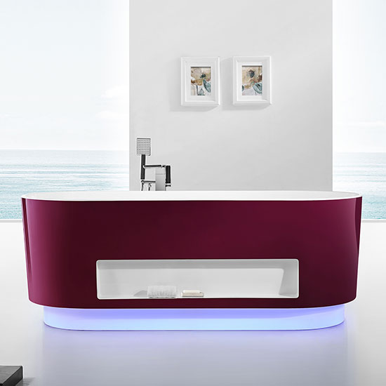 Bồn tắm đôi massage Nofer PM-1010 (sục khí-1800x1300x600mm) - Image 3