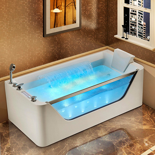 Bồn tắm đôi xây massage Acrylic Miken MK -191583 (1900x1500x830mm) - Image 5