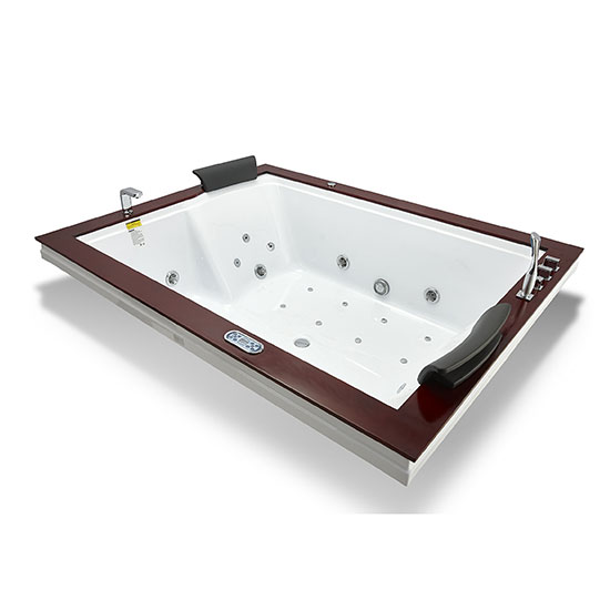 Bồn tắm đôi xây Massage sục khí Govern JS-921 (( Massage-sục khí-1850x1500x720mm)