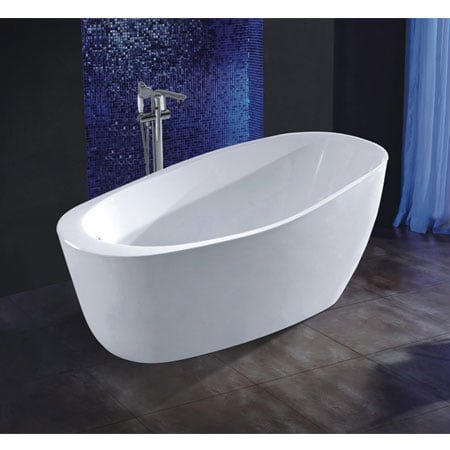 Bồn tắm gang tráng men đặt sàn Miken MKB-170 (Trắng, đỏ, vàng, ghi, đen ,tím, hồng, ghi..) - Image 4