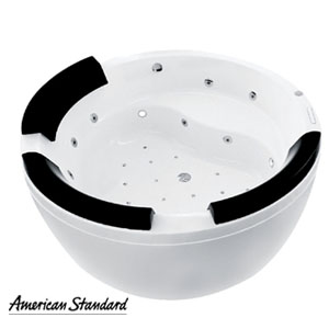 Bồn tắm góc Spa sục khí American 7270100-WT - Image 5