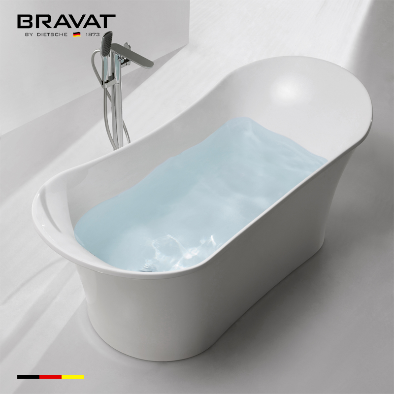 Bồn tắm massage âm Bravat B25704DW-2 (1700x1050x630mm) - Image 4
