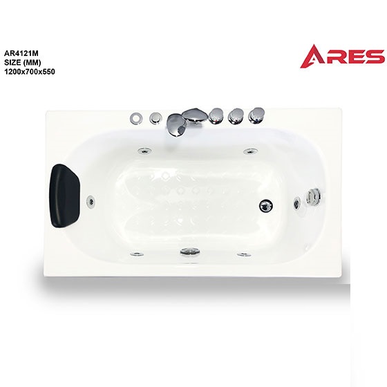 Bồn tắm massage ARES AR2136 (1650x850x680mm) - Image 5