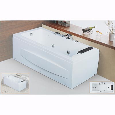 Bồn tắm massage Daelim TNS-8398B(L/R) (1950x1300x780) - Image 5