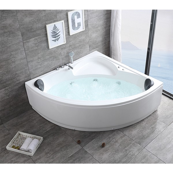 Bồn tắm Massage đặt góc Govern JS-8099 (Sục khí, đổi màu-1500x1500x580mm) - Image 4