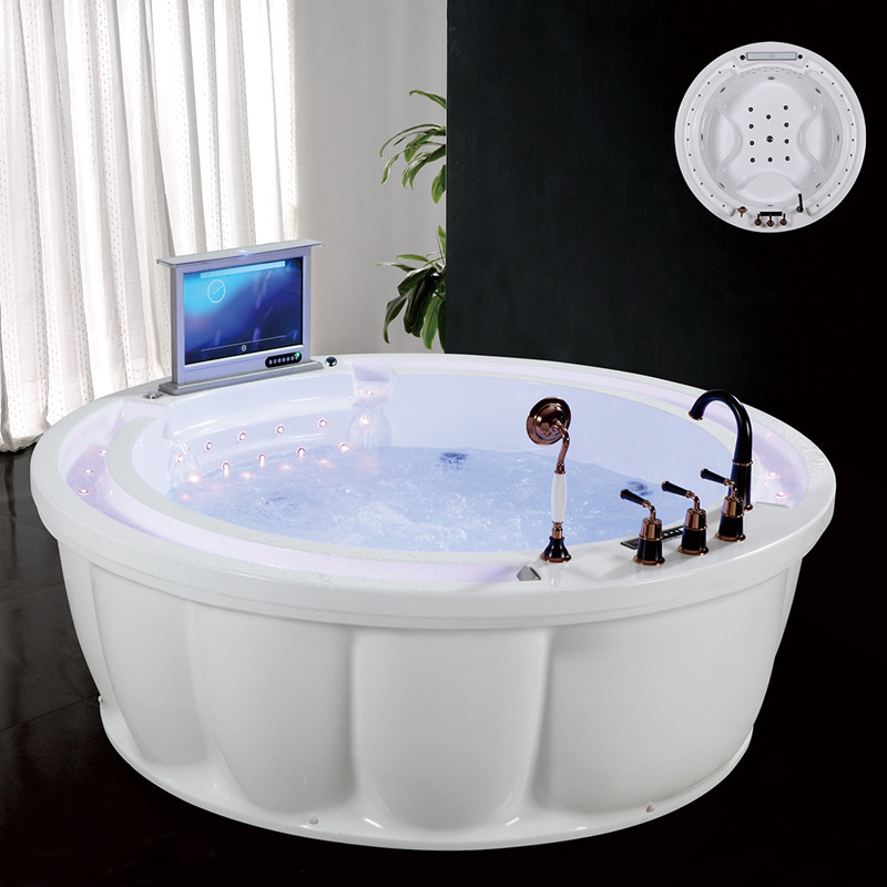 Bồn tắm massage đặt góc Miken MKB-1515 (Acrylic - 1510×1510×690mm) - Image 5