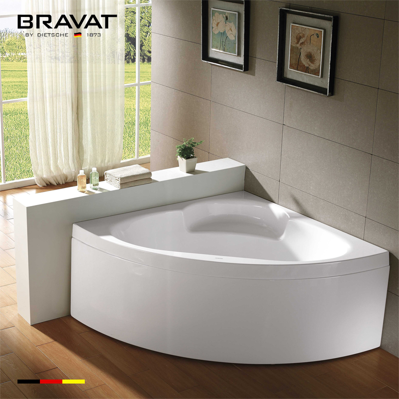 Bồn tắm massage đặt sàn Bravat B25824TW-1K (1750x800x765 mm) - Image 4
