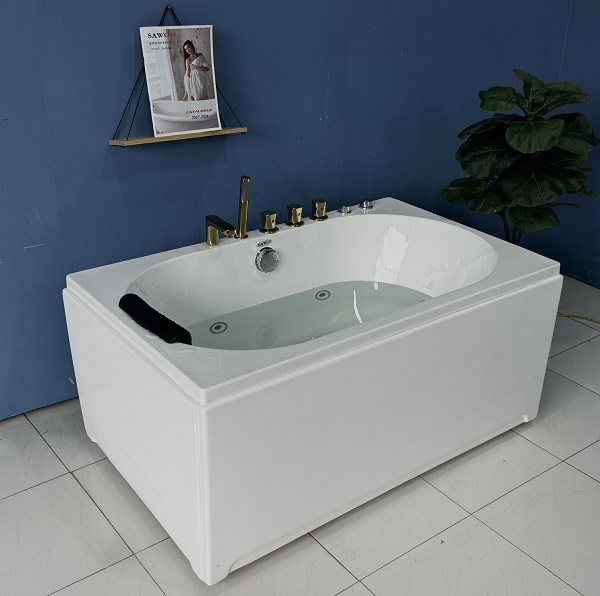 Bồn tắm massage đặt sàn SAWO SW4812M (Acrylic-1220x730x560mm)