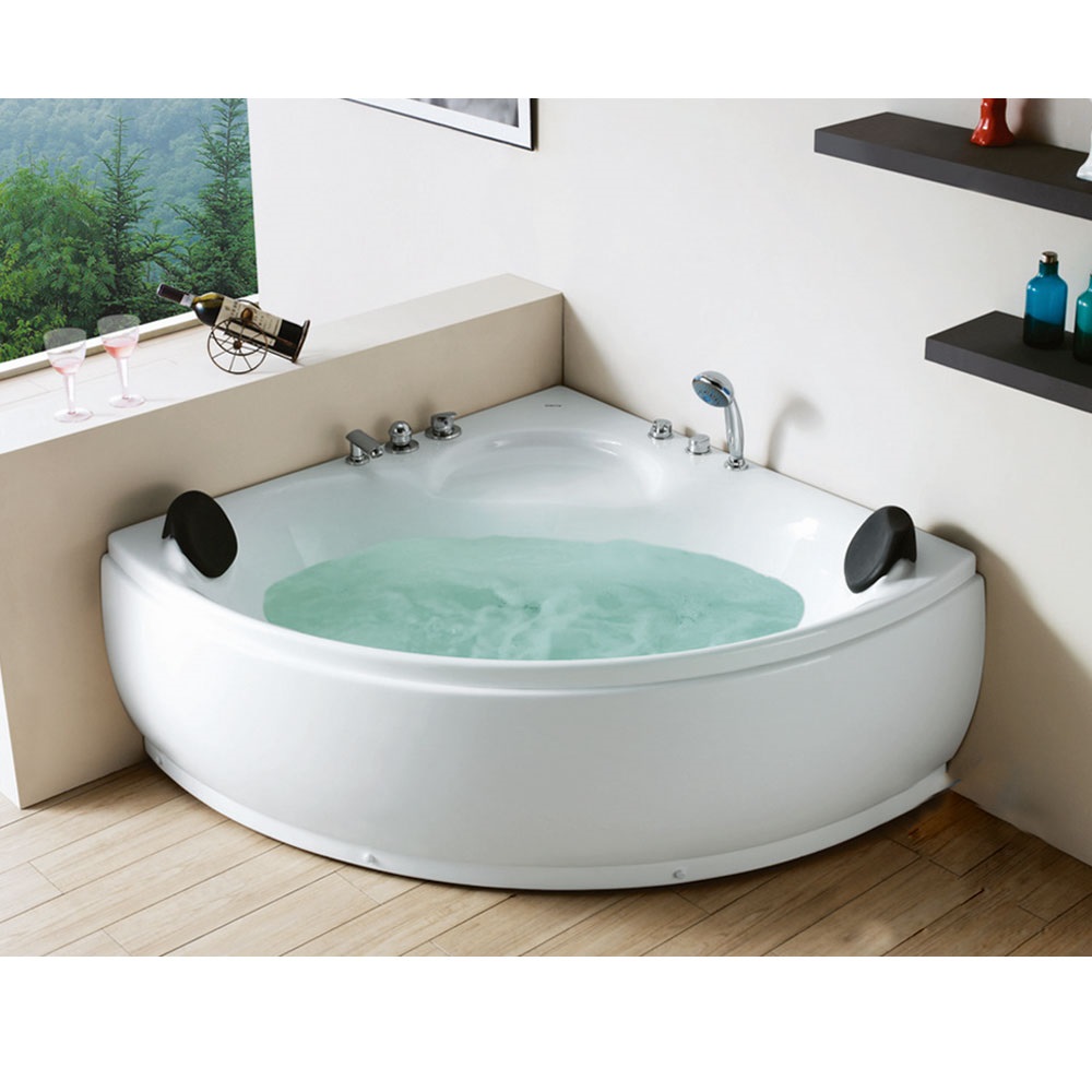Bồn tắm massage đèn led đổi màu GEMY G9028 (Sục masage, đèn led-1290x1290x640mm)