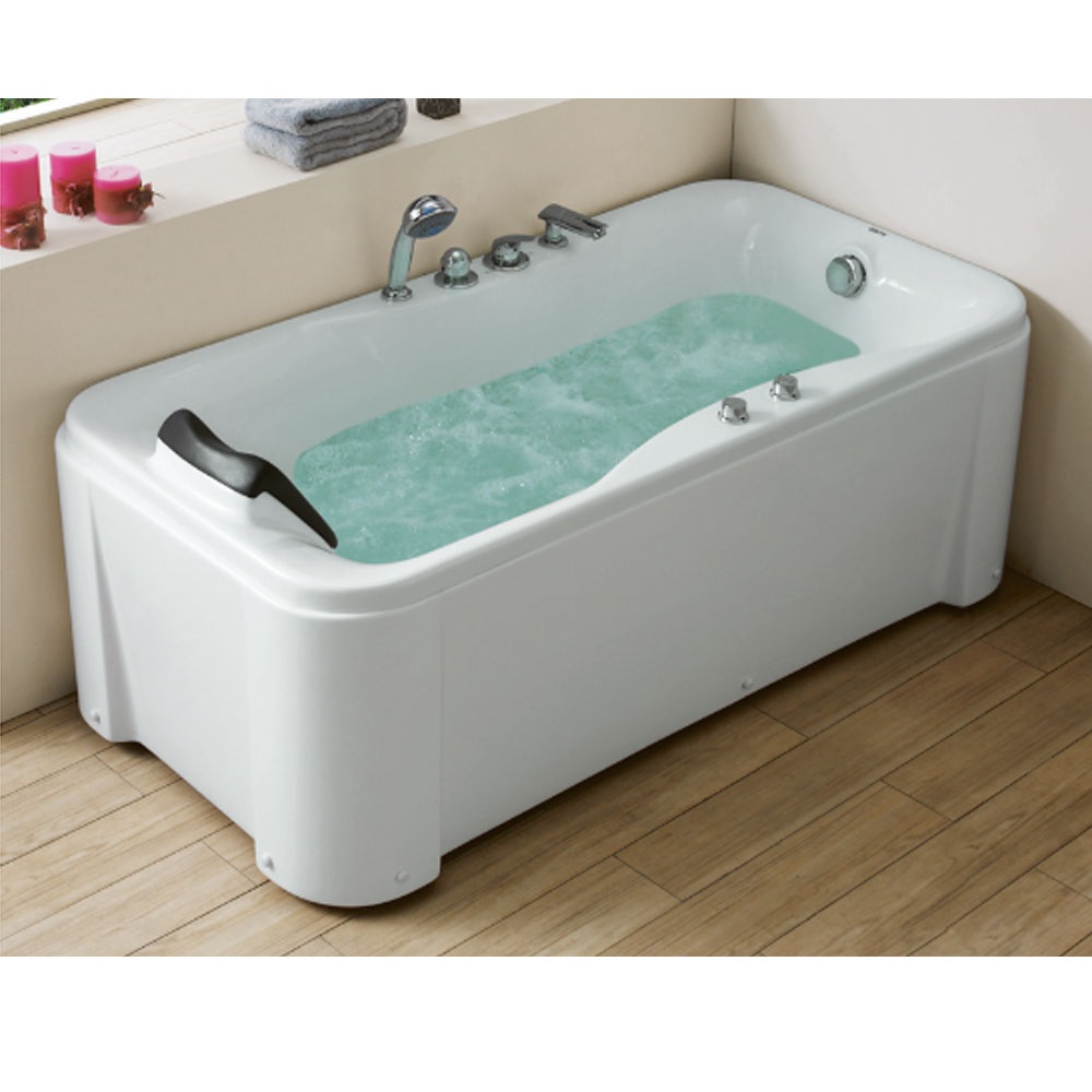 Bồn tắm massage đèn led đổi màu GEMY G9028 (Sục masage, đèn led-1290x1290x640mm) - Image 3