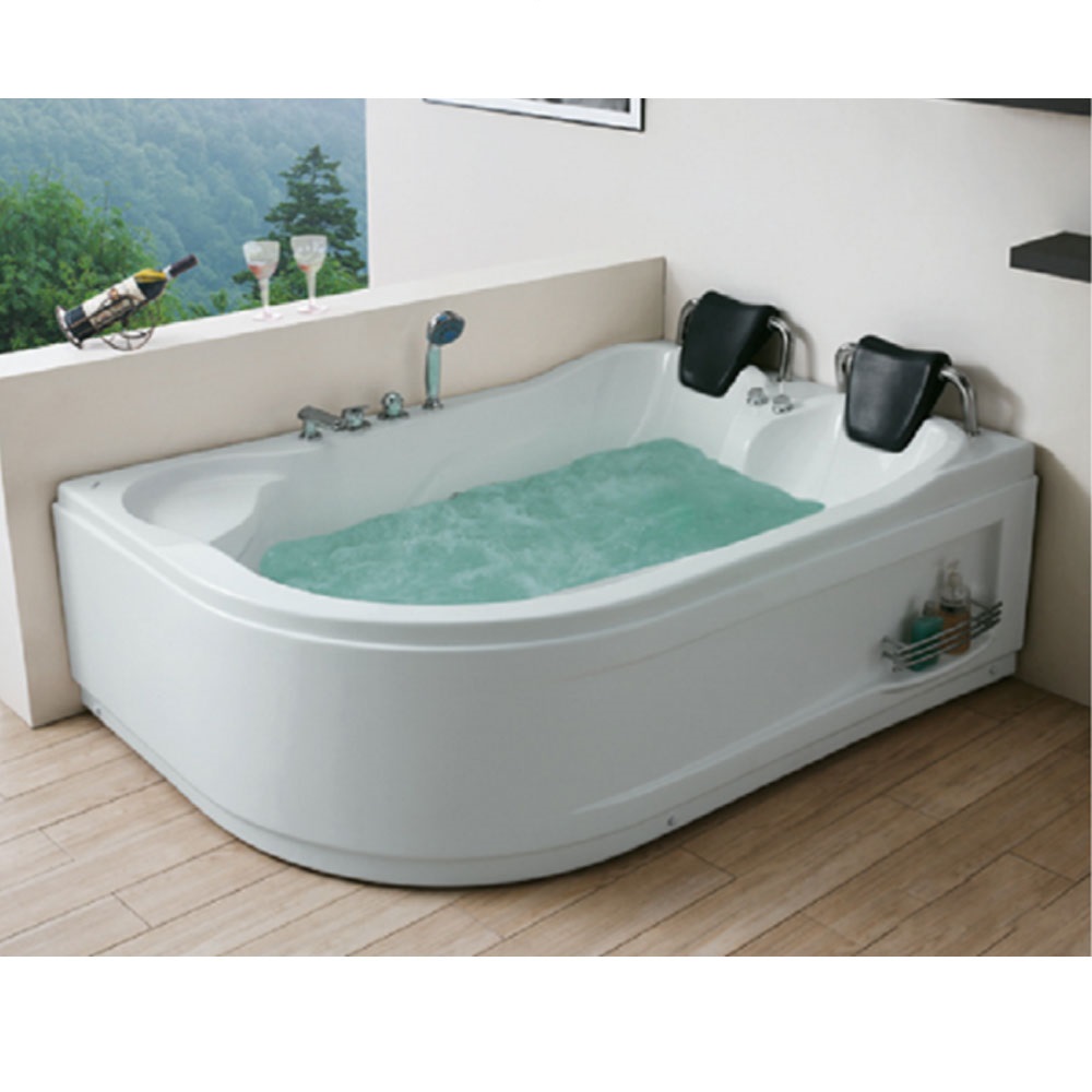 Bồn tắm massage đèn led đổi màu GEMY G9028 (Sục masage, đèn led-1290x1290x640mm) - Image 4