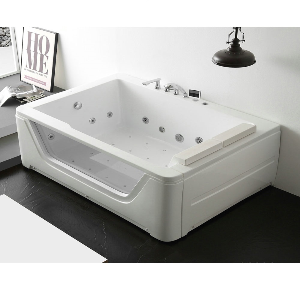 Bồn tắm massage đèn led đổi màu GEMY G9220 (Sục massage, đèn led-1600x840x550mm) - Image 4