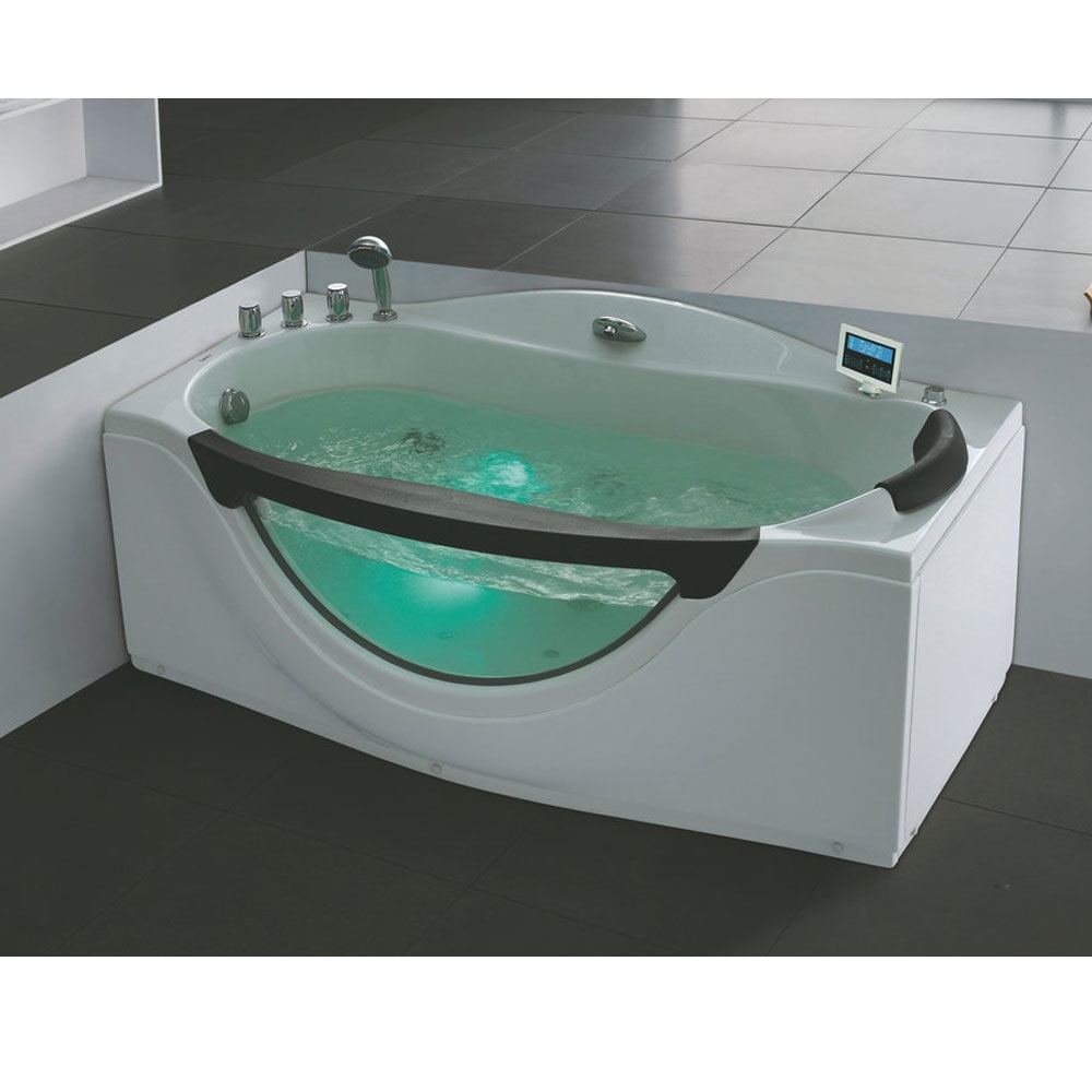 Bồn tắm massage đèn led GEMY G9010-1.5 (Sục Massage, đèn led-1520x830x640mm) - Image 4