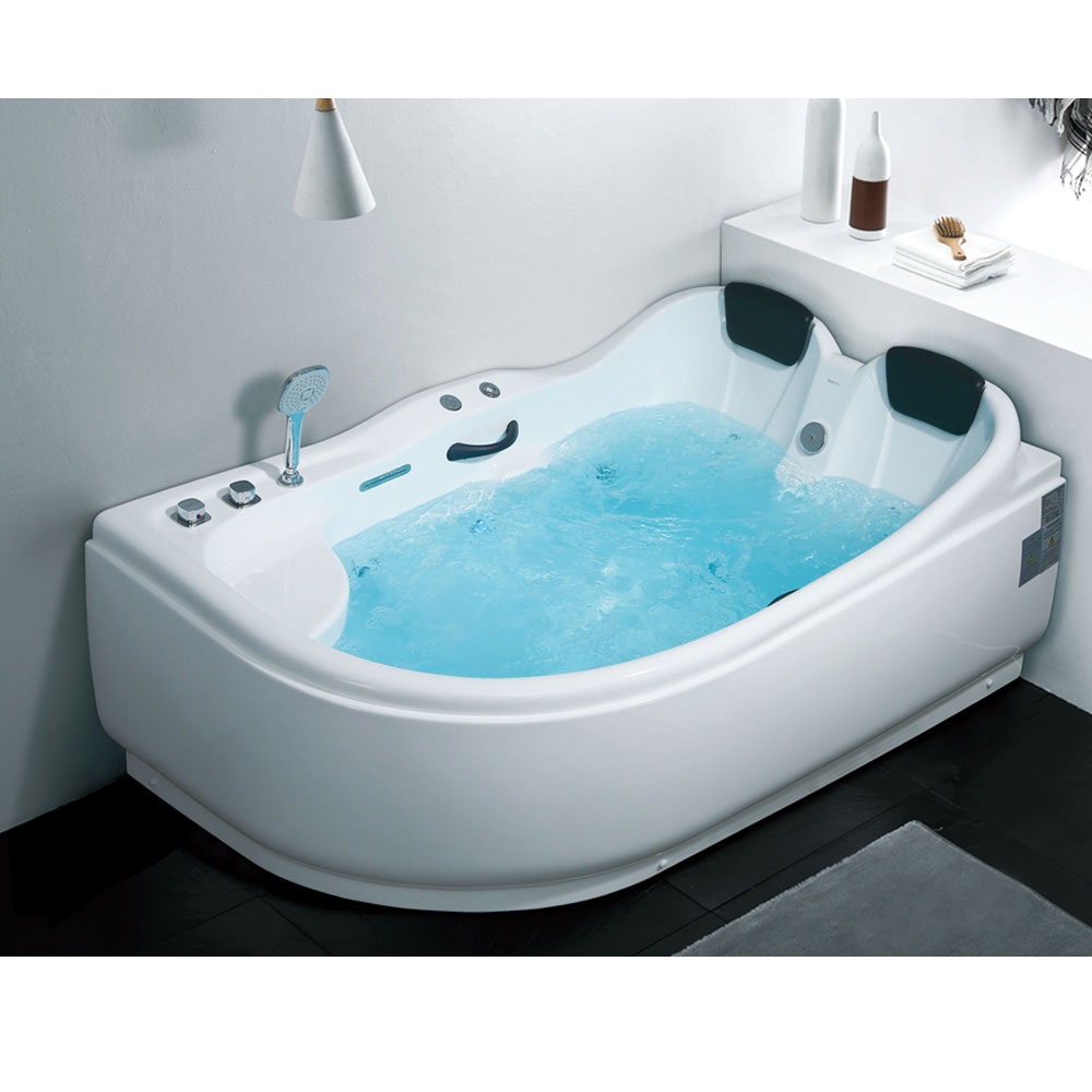 Bồn tắm massage đèn led GEMY G9010-1.7 (Sục Massage, đèn led-1730x830x640mm) - Image 5