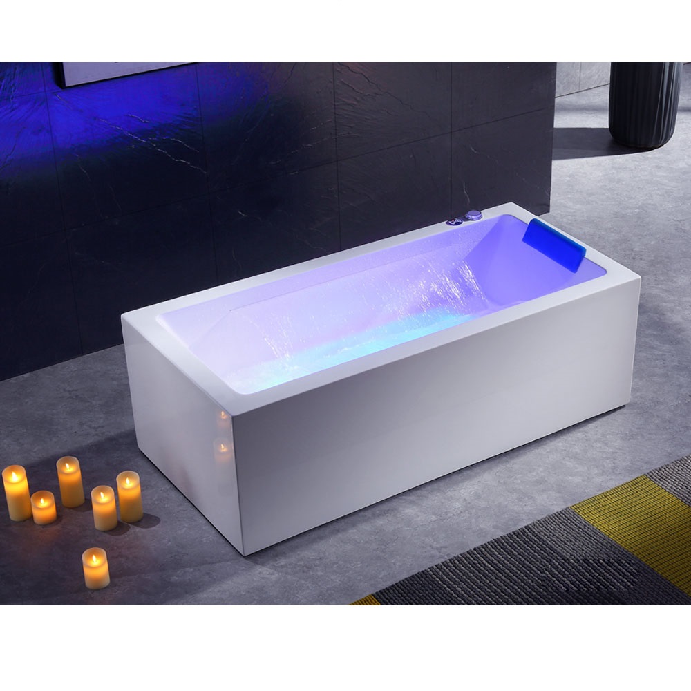 Bồn tắm massage đèn led GEMY G9011 (Sục massage, đèn led-1570x840x620mm) - Image 3