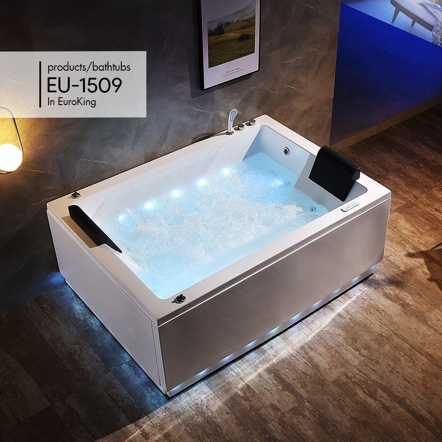 Bồn tắm massage Euroking EU-102A (1850*1200*650 mm) - Image 3