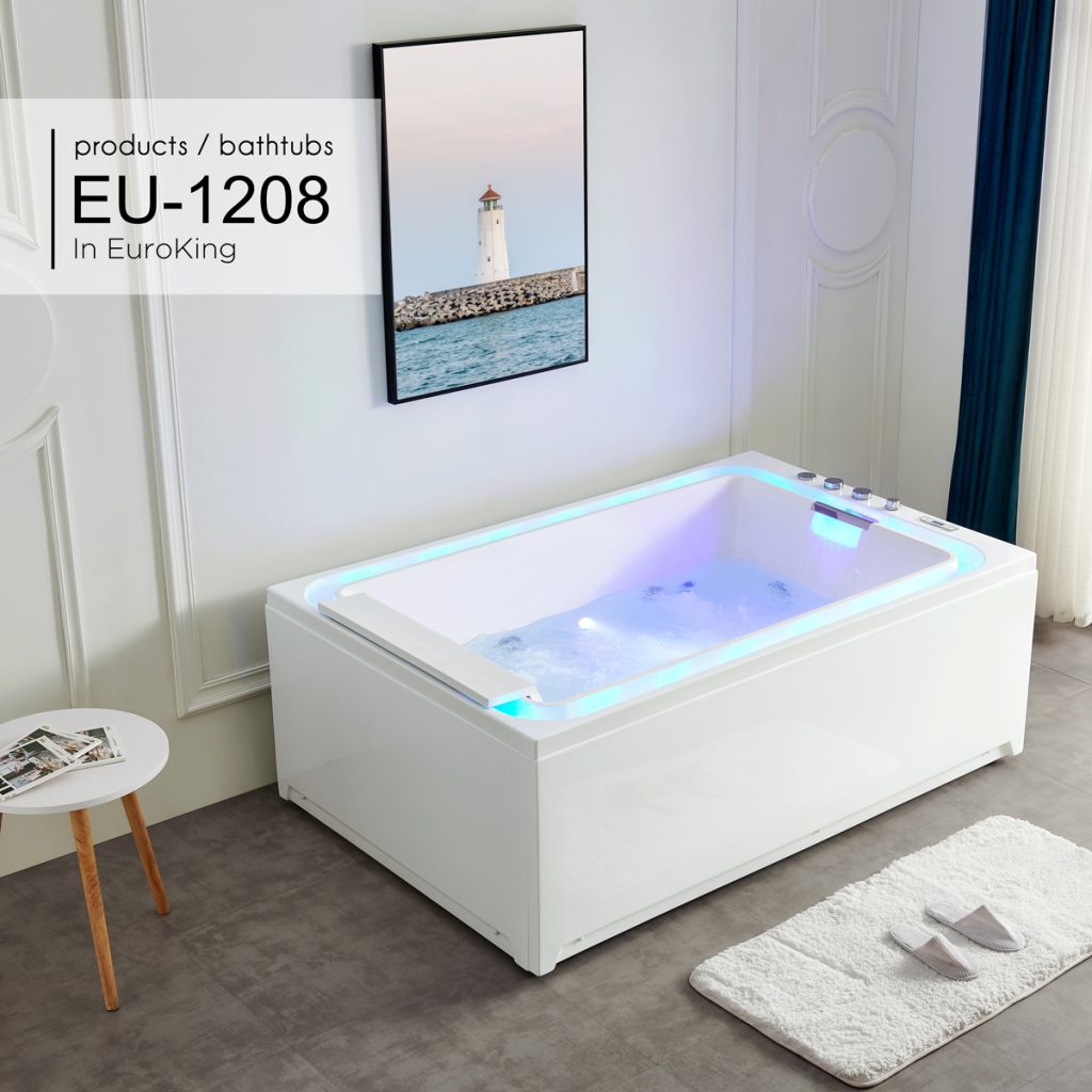 Bồn tắm massage Euroking EU-1103 (1850x850x620) - Image 4