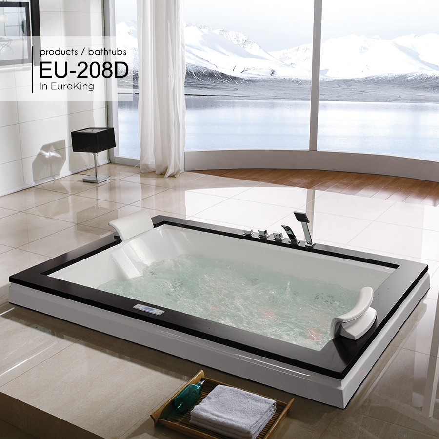 Bồn tắm massage Euroking EU-1108B (1850x1300x620) - Image 3