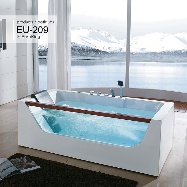 Bồn tắm massage Euroking EU-1108B (1850x1300x620) - Image 5