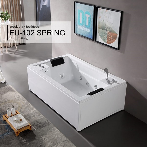 Bồn tắm massage Euroking EU-1308 (2100x1000x620) - Image 5