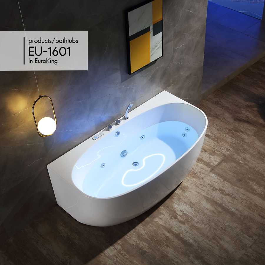 Bồn tắm massage Euroking EU-1601 (1800x1300x750mm)