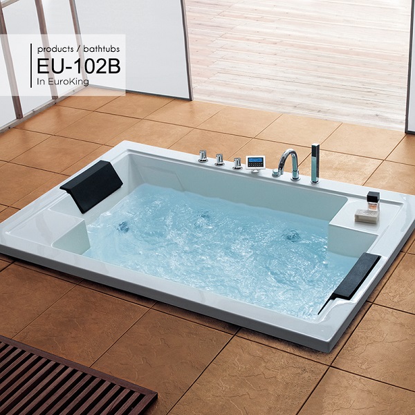 Bồn tắm massage Euroking EU-208A (1800x900x620) - Image 3