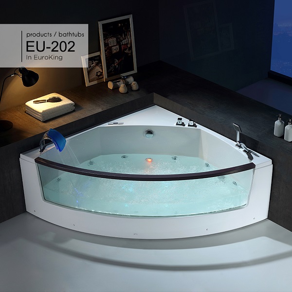 Bồn tắm massage Euroking EU-301A (1800x900x620) - Image 5