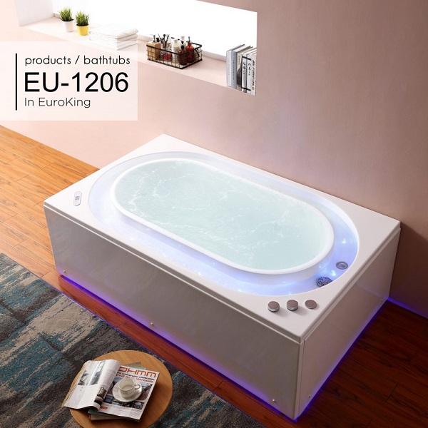 Bồn tắm massage Euroking EU-301XS (1800x900x620 mm) - Image 4