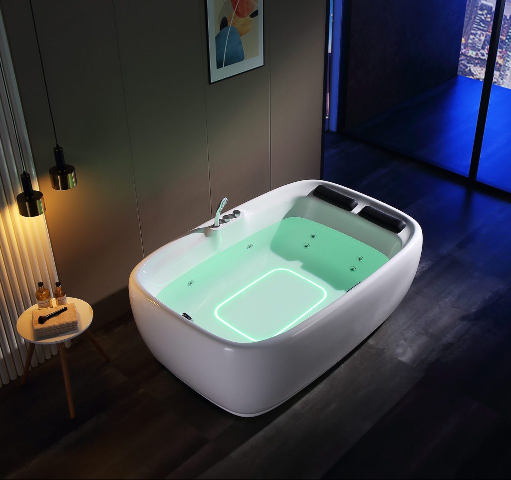 Bồn tắm massage Euroking EU-6143 (1260x1260x580) - Image 4