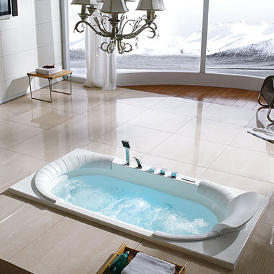 Bồn tắm massage Euroking EU-6145 (1500x800x580) - Image 4