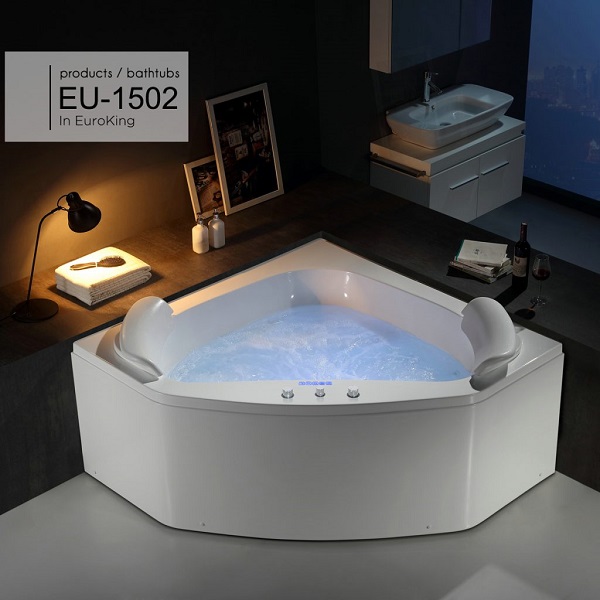 Bồn tắm massage Euroking EU-6601 (1500x1500x560) - Image 3