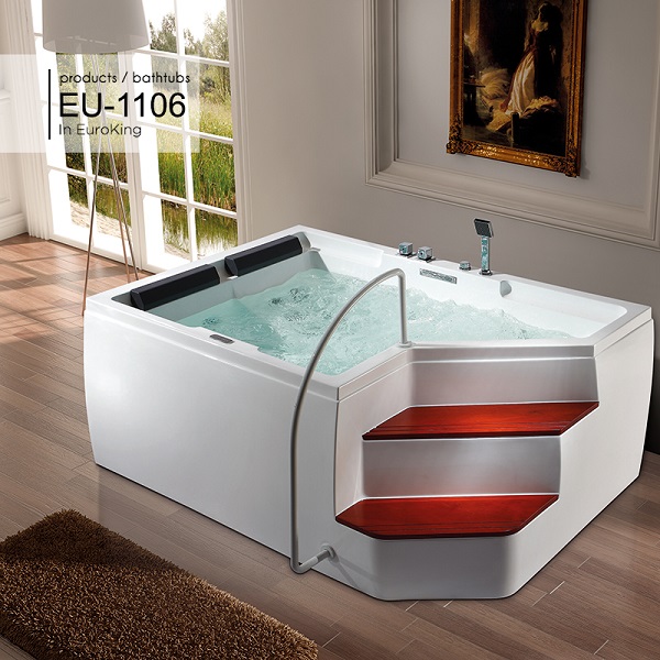 Bồn tắm massage góc Euroking EU-806 (1500*1500*650 mm) - Image 4