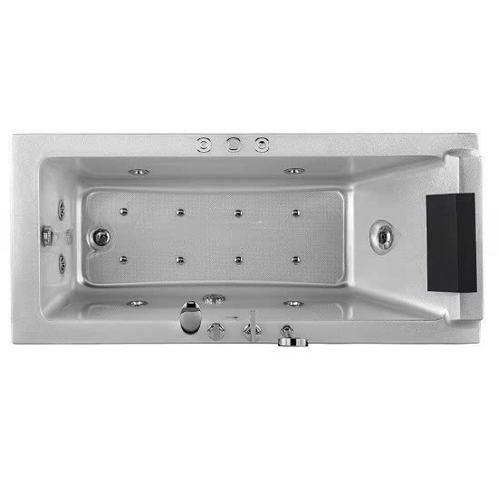 Bồn tắm massage Govern có đèn JS-6010-1 (Sục khí-đèn 1600x750x580 mm) - Image 3
