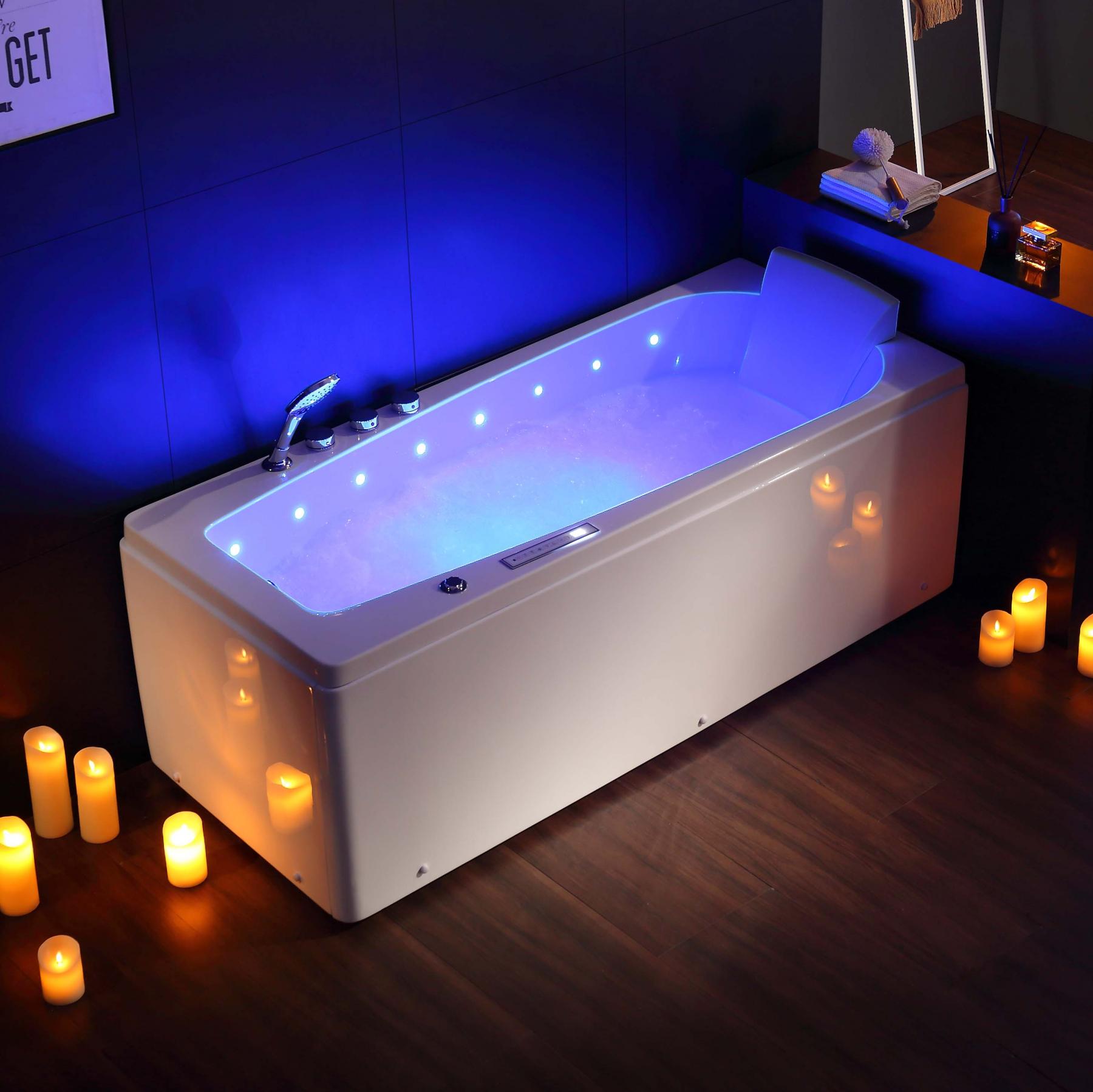 Bồn tắm Massage Govern JS-0743 (Sục khí, 1200x1200x580mm) - Image 4