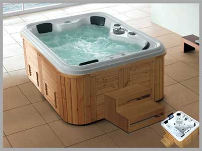 Bồn tắm Massage Govern JS-8094P New (Ngọc trai, sục khí 1500x750x600 mm) - Image 4