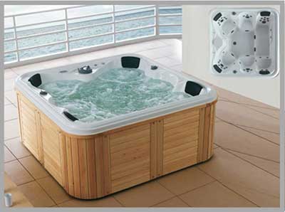 Bồn tắm Massage Govern JS-8185 (Sục khí, 1850x1850x800 mm) - Image 4