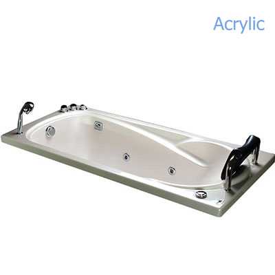 Bồn tắm massage Micio W-150 (Có chân-không yếm-acrylic-1500x750x415mm) - Image 4