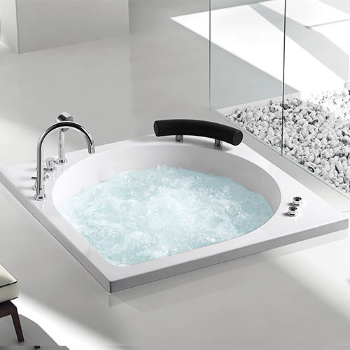 Bồn tắm massage Miken MKB-1212 (Acrylic - 1200×1200×550mm)