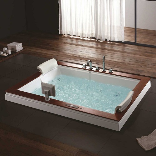 Bồn tắm massage Miken MKB-1712 (Acrylic - 1780×1300×720mm) - Image 5