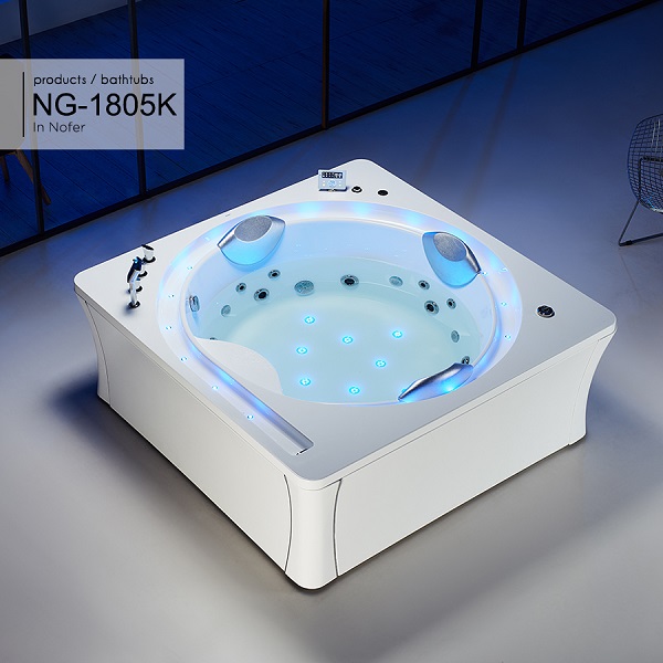 Bồn tắm massage Nofer NF-M8101 (Acrylic-1700x750x620mm) - Image 5