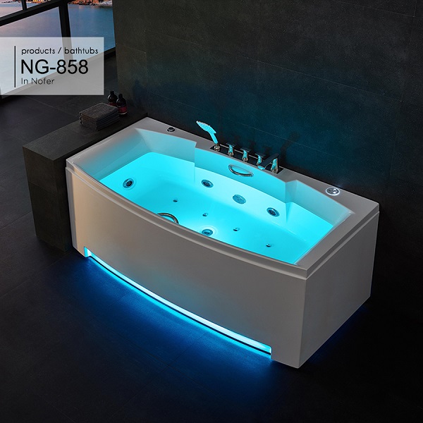 Bồn tắm massage Nofer NG-1678D (1800x950x680) - Image 4