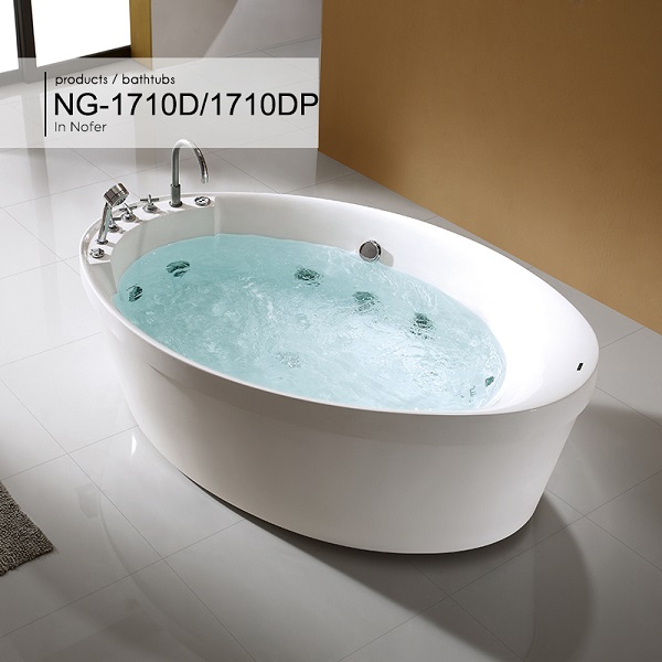 Bồn tắm massage Nofer NG-1710D (Acrylic-1800x1200x600 mm)