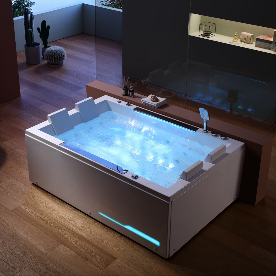 Bồn tắm massage Nofer NG-62118M-LUX (Acrylic-1400*1400*580 mm) - Image 3