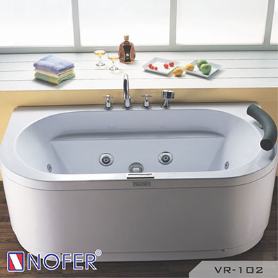 Bồn tắm massage NOFER VR-102 (sục khí-1600x850x720mm)