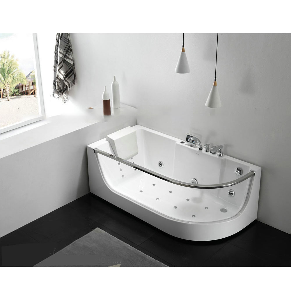 Bồn tắm massage sục khí đèn led đổi màu GEMY G9076 (Sục masage, sục khí, đèn led-1770x810x600mm) - Image 6